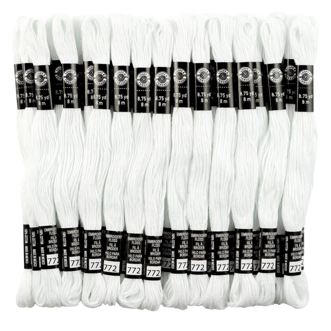 White Embroidery Floss Pack by Loops &#x26; Threads&#xAE;, 36ct.